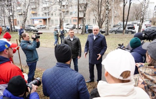 Сергей Цивилев поучаствовал во Всекузбасском субботнике