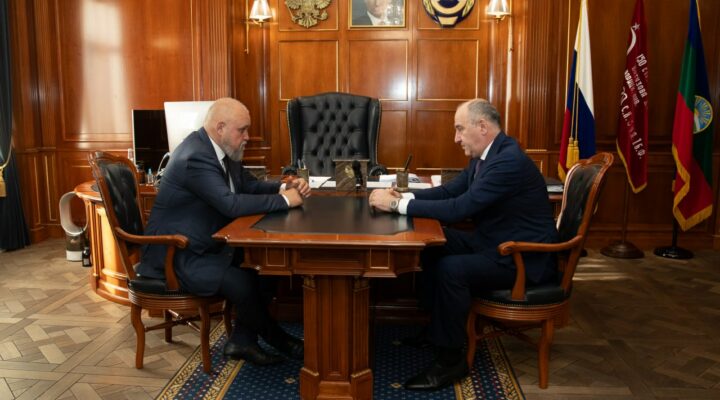 Сергей Цивилев провел рабочую встречу с главой Карачаево-Черкесии Рашидом Темрезовым