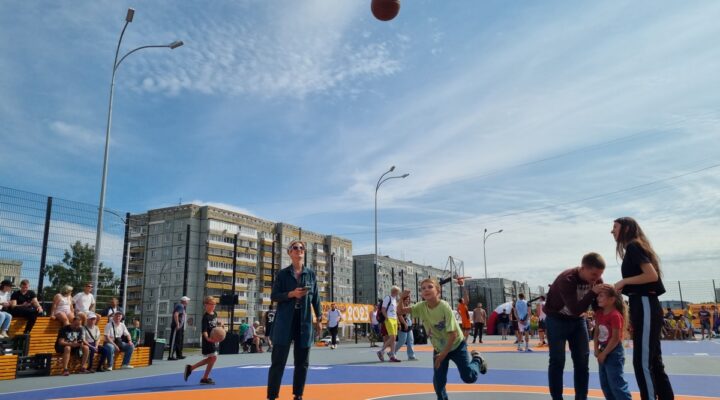В Кузбассе открыт новый Центр уличного баскетбола