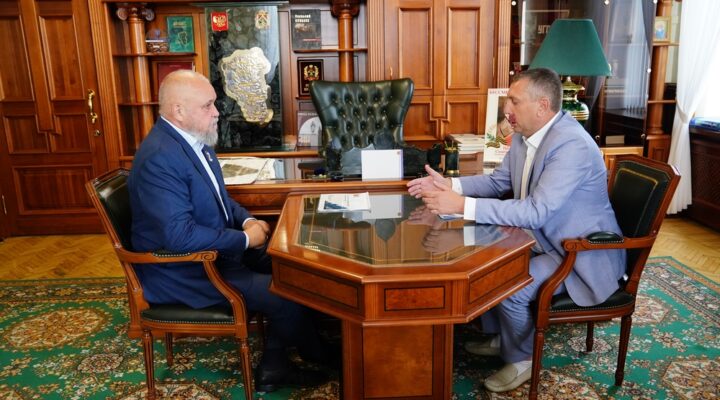 Сергей Цивилев и Виктор Серебров обсудили вопросы социально-экономического развития Тяжинского округа