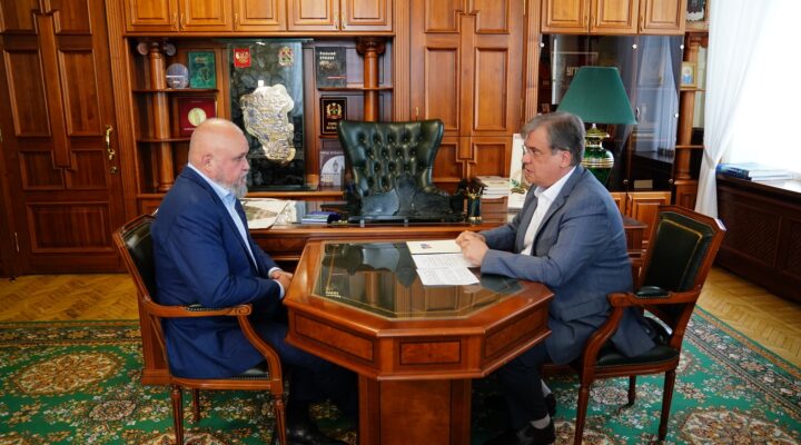 Сергей Цивилев и Алексей Зеленин обсудили итоги работы Парламента Кузбасса созыва 2018 – 2023 годов