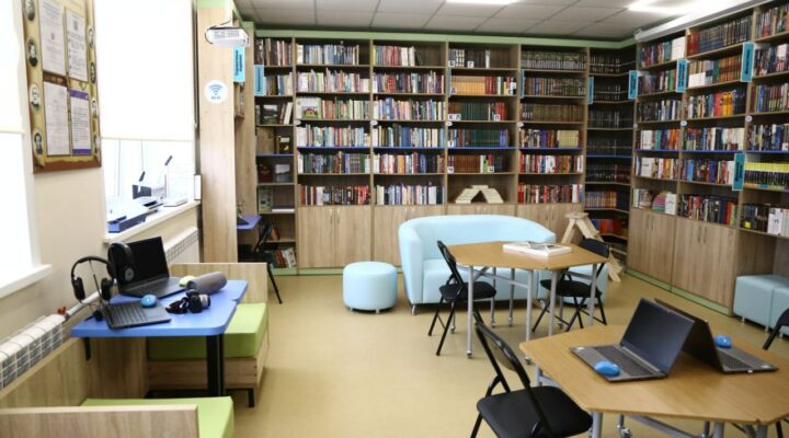 В деревне Береговая открылась библиотека нового поколения