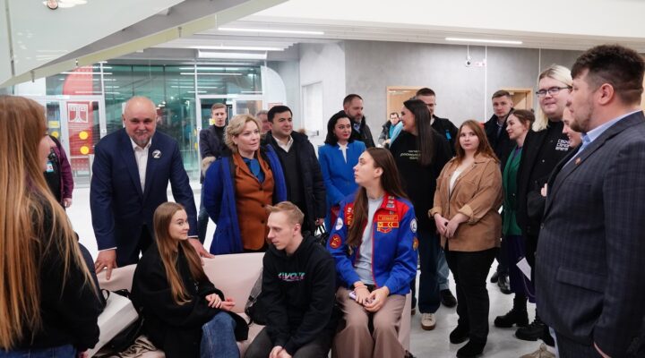 Губернатор Сергей Цивилев и министр культуры РФ Ольга Любимова осмотрели объекты культурно-образовательного комплекса в Кемерове