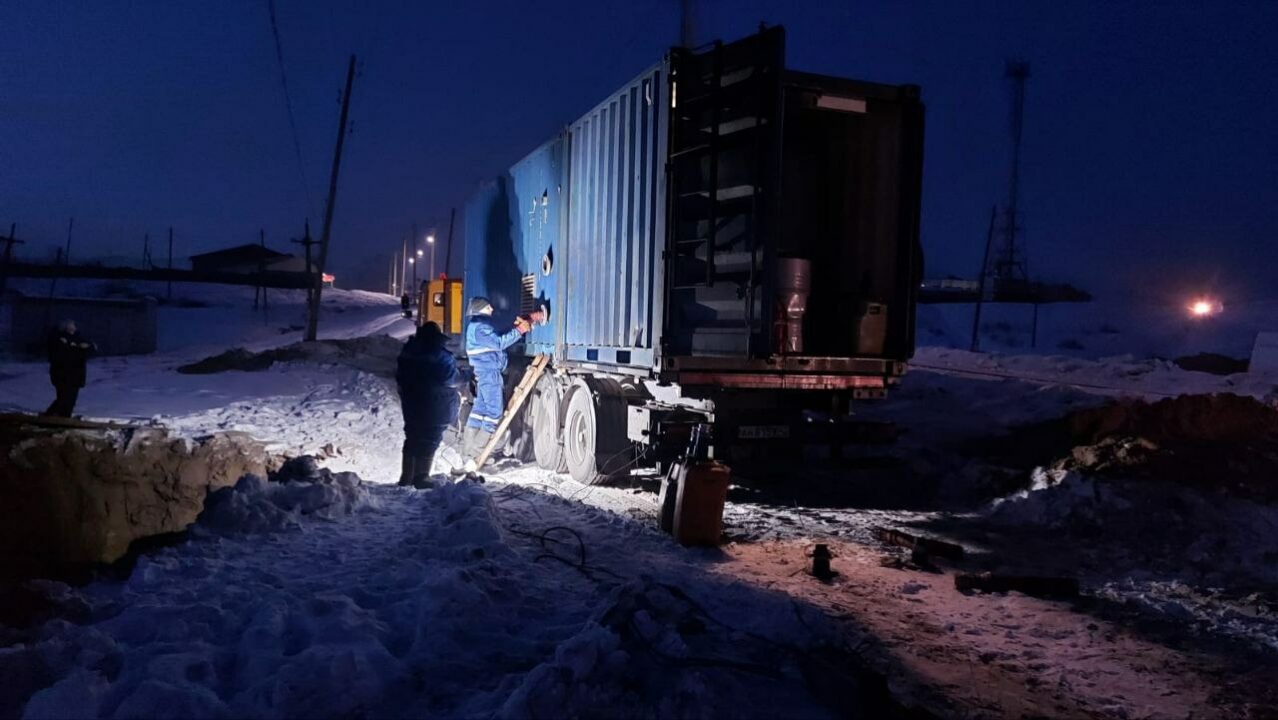 Аварийно-восстановительный отряд ЖКХ Кузбасса прибыл в Тыву 1