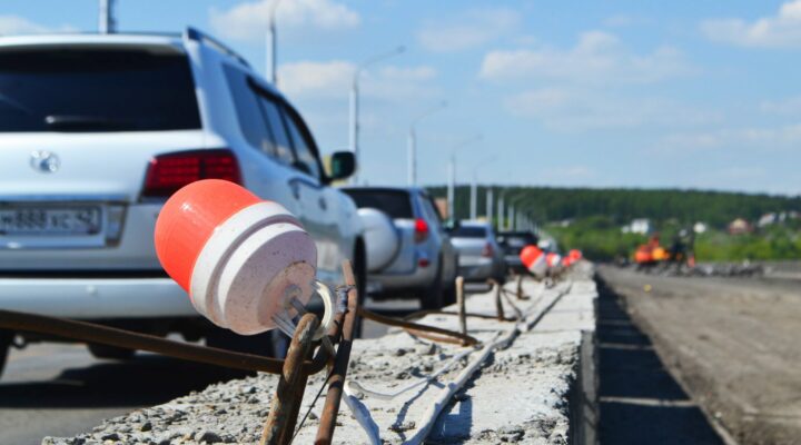 В Кемерове временно закроют съезд с Кузбасского моста на Притомский проспект